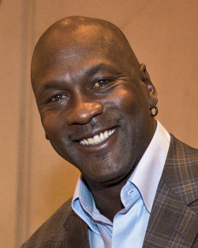 Michael Jordan, former basketball star and majority owner of the Charlotte Bobcats, at the National Basketball Associations board of governors meeting in New York, April 17, 2014. DOD photo by D. Myles Cullen. Photo via Wikimedia Commons under Creative Commons license